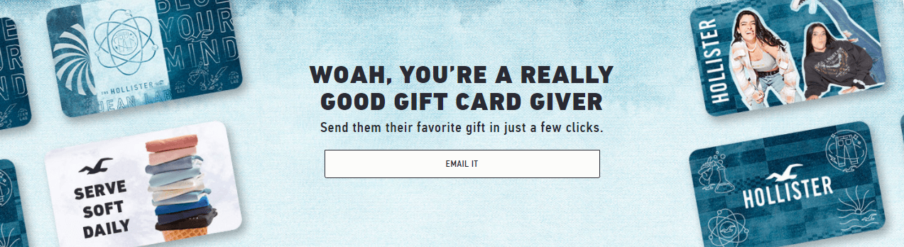 hollister gift cards